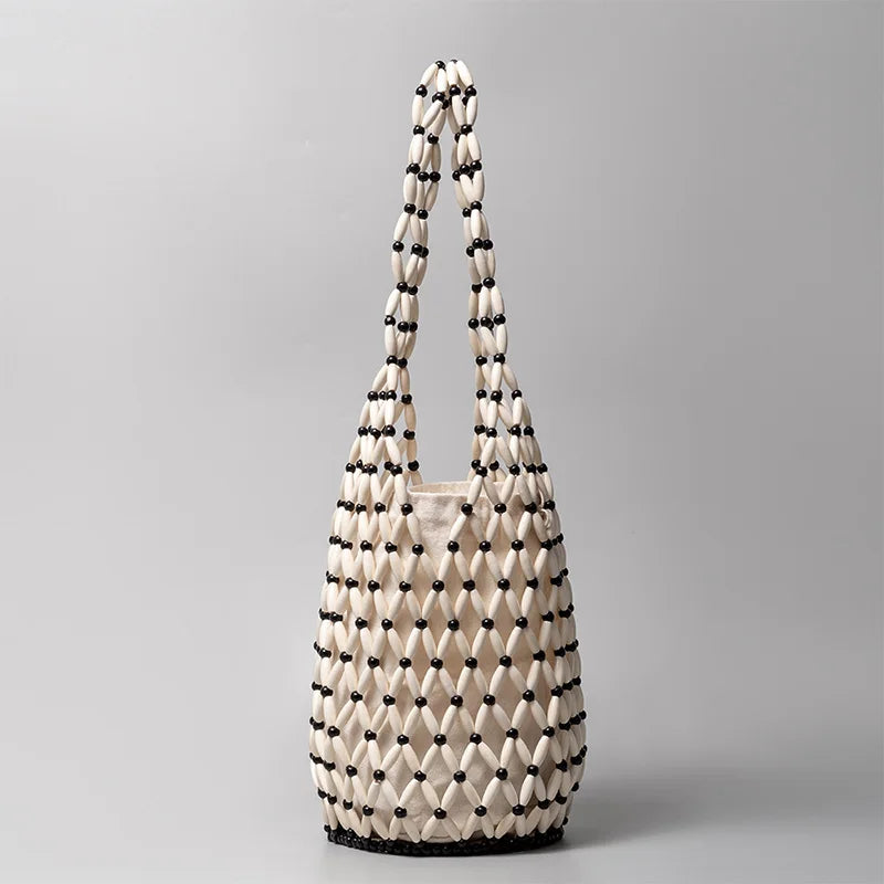 Sac "Louna" – L’artisanat en noir & blanc