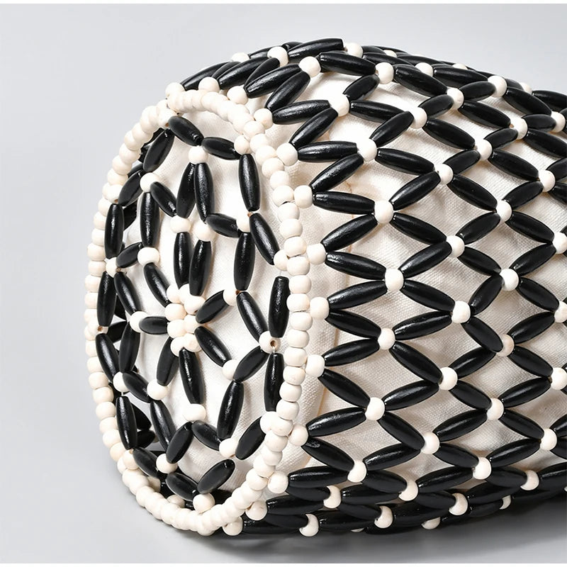 Sac "Louna" – L’artisanat en noir & blanc