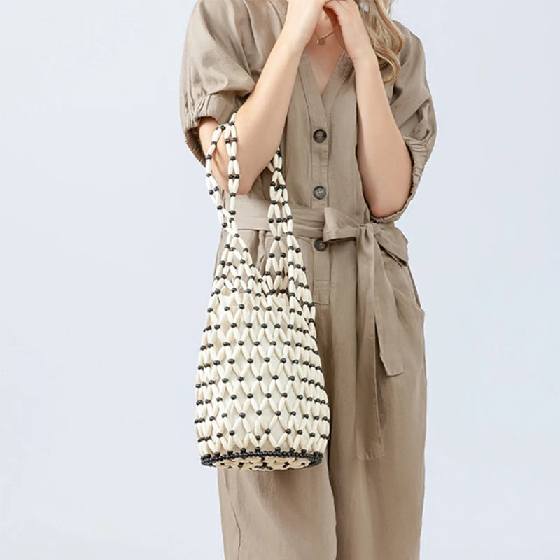 Sac "Louna" – L’artisanat en noir & blanc