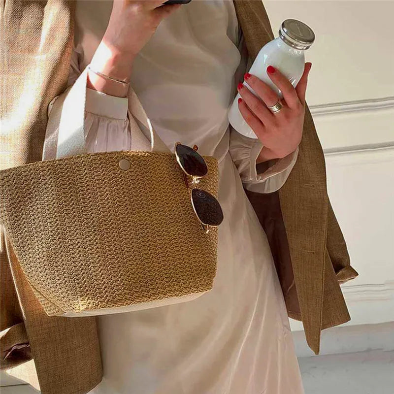 Cabas "Soléna" – Le charme du brut revisité