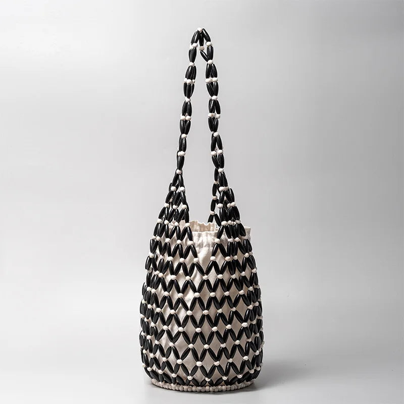 Sac "Louna" – L’artisanat en noir & blanc