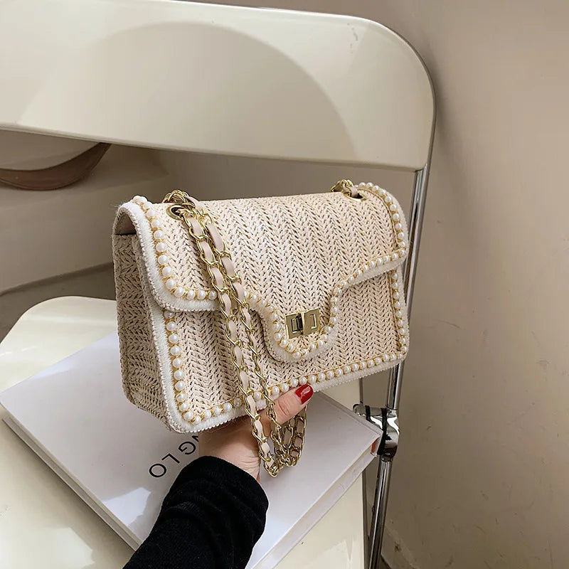 Mini Sac "Perla" – Raffinement & Tressage Chic
